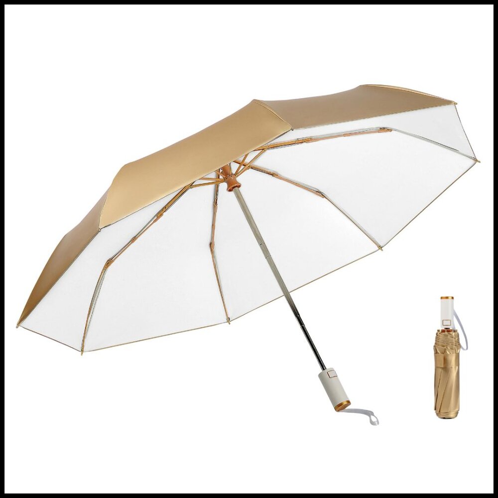 Automatic Folding Umbrella Lightweight Compact Su… - image 1